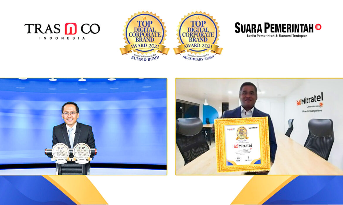 Mitratel Won TOP Digital Corporate Brand Award 2021