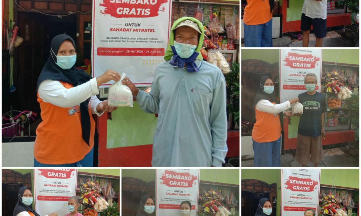 Mitratel Berbagi Program Sembako Gratis