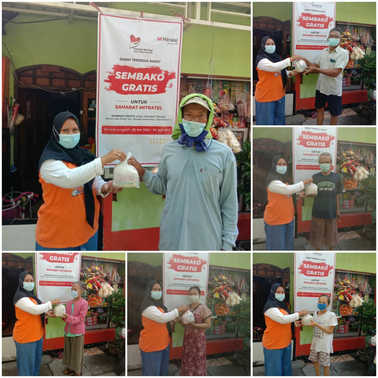 Mitratel Berbagi Program Sembako Gratis
