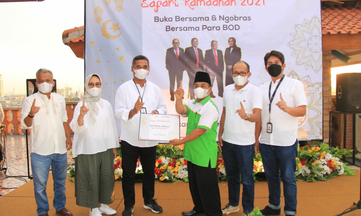 Mitratel Berbagi di Seluruh Area pada Rangkaian Acara Safari Ramadhan