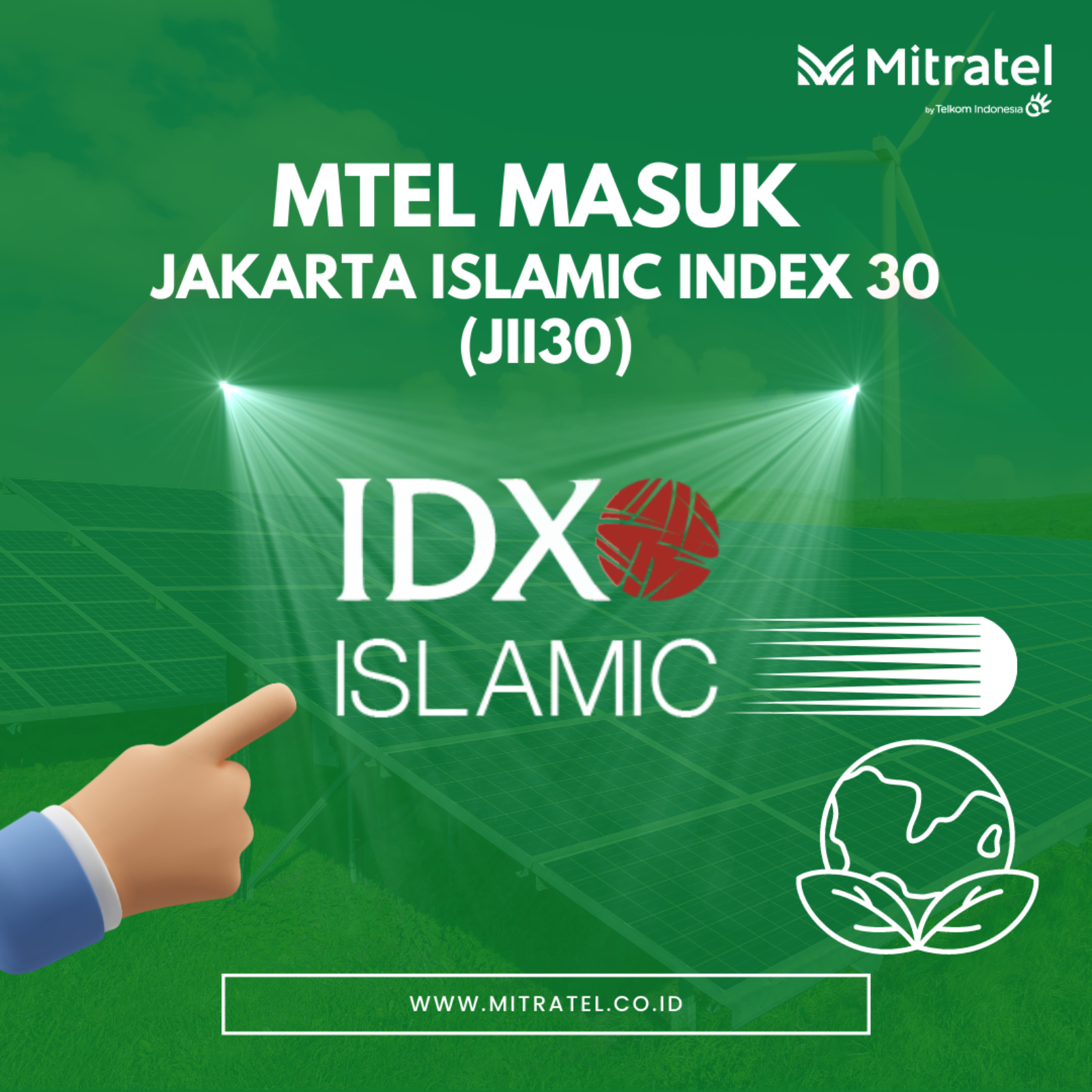 Resmi masuk Jakarta Islamic Index, MTEL Kukuhkan Komitmen Tata Kelola Perusahaan dan Menjadi Acuan Reksadana Syariah