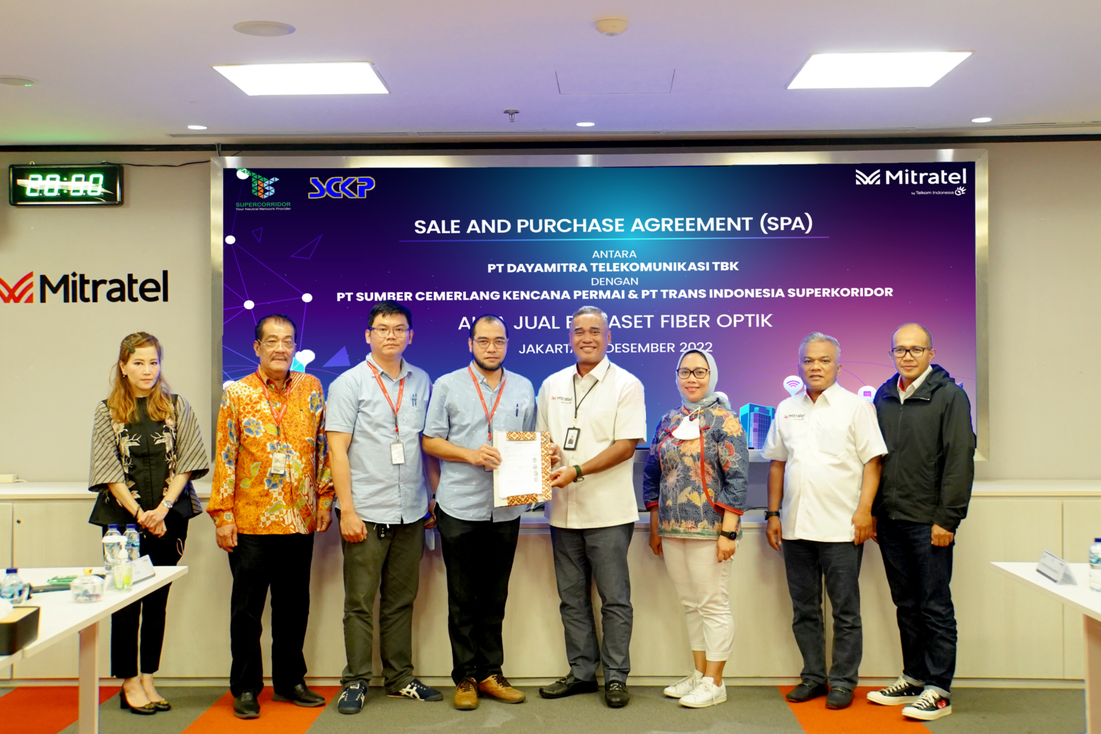 Akuisisi 6.012km Fiber Optik, Mitratel Akselerasikan Transformasi Digital Infraco 