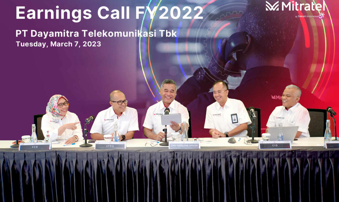 Mitratel Tuntaskan 2022 dengan Performansi Finansial Triple Double Digit Growth