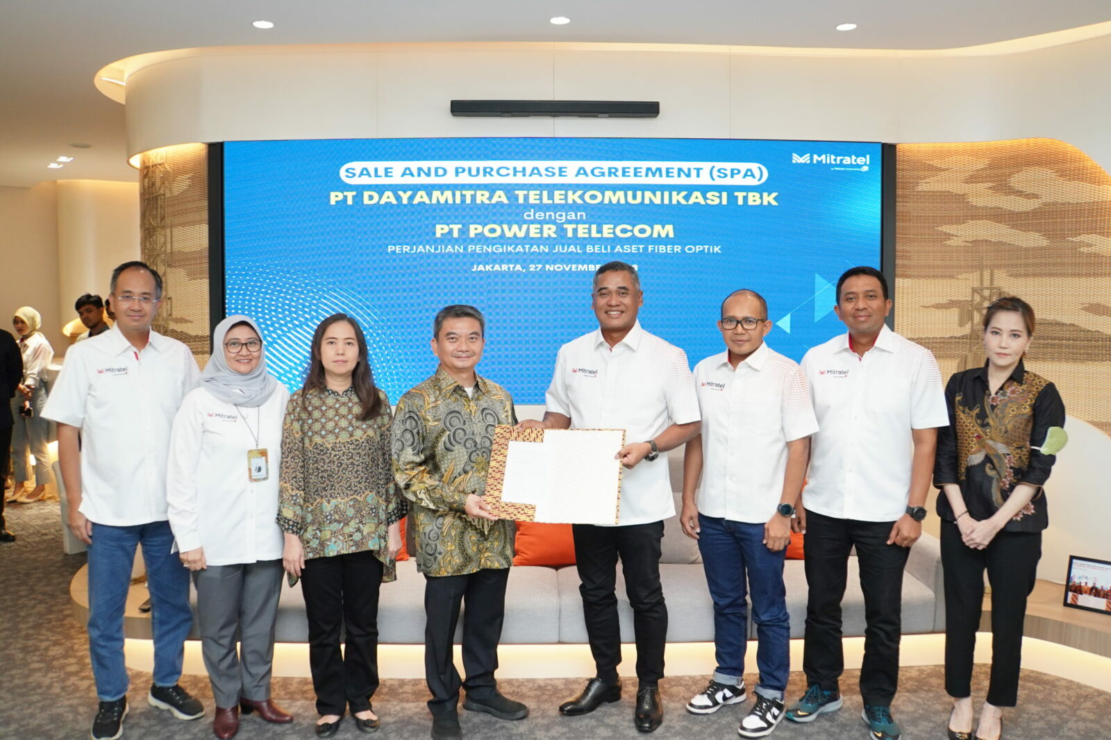 Mitratel Akuisisi Fiber Optik Sepanjang 967,1 Km 